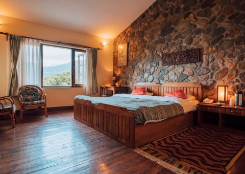 Von den Superior Zimmern aus haben Sie ein herrlichen Panoramablick